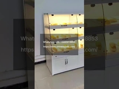 オーダーメイドのステンレス鋼製 食品展示用キャビネット