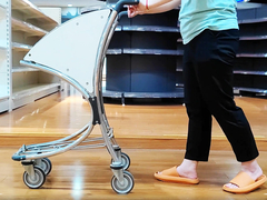 アルミニウム 空港 荷物 トロッリー ODM 小型 車輪付き ショッピングカート