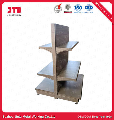 購入 調節可能な層100の灰色の二重味方された棚- 180kg/Layer online manufacture