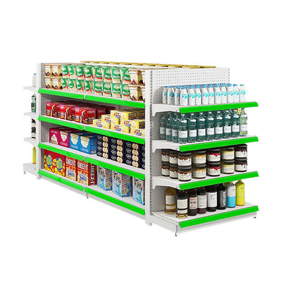 購入 5-Shelf Metal Gondola Display for Supermarkets 80kg Capacity online manufacture