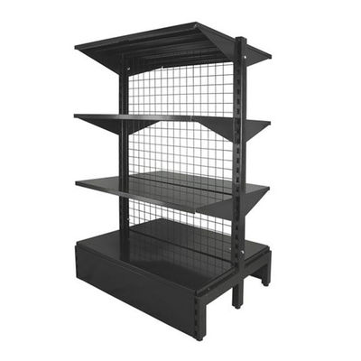 直角型ワイヤメッシュディスプレイラック 棚 小売店 ワイヤメッシュディスプレイラック