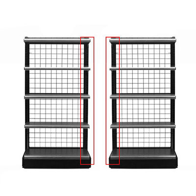 直角型ワイヤメッシュディスプレイラック 棚 小売店 ワイヤメッシュディスプレイラック
