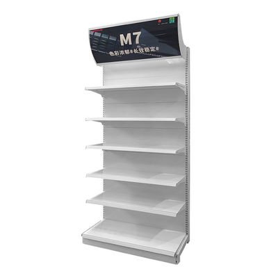ゴンドラ コンビニ ストア 棚 重荷 スーパーマーケット メタリック 棚 展示 棚 OEM