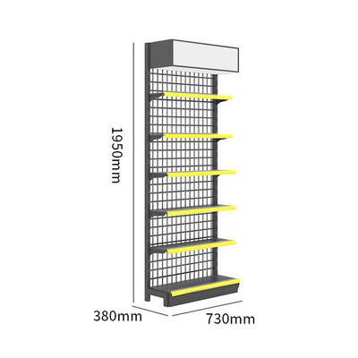 超市用冷物鉄構造 小売用棚システム 30 - 80KG/層