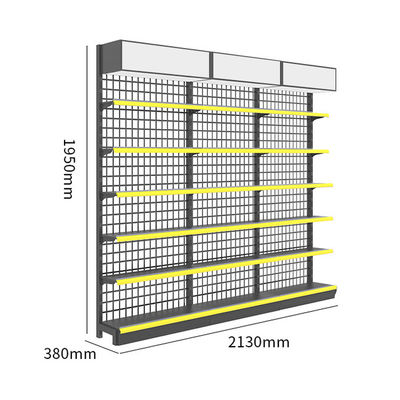 超市用冷物鉄構造 小売用棚システム 30 - 80KG/層