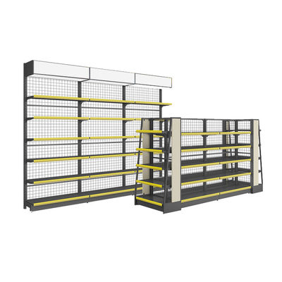 超市用冷物鉄構造 小売用棚システム 30 - 80KG/層