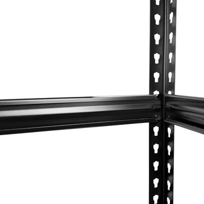 ガレージ 収納棚 スタッキング アングルラック ボルトのないワイヤレフ 高い負荷容量 アングル 鋼筋ラック