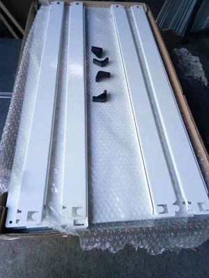 450mmは1200mm Boltless棚付けODM 4層の産業棚に金属をかぶせる