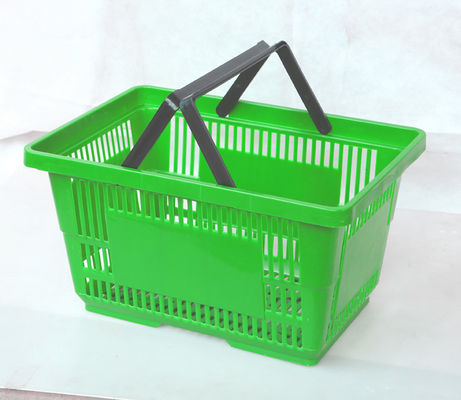 正方形のプラスチック トロリー バスケットODMスーパーマーケットの60リットル